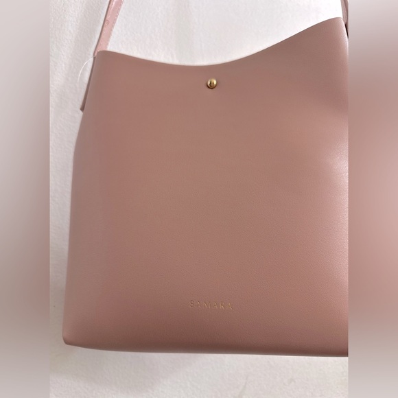 NWOT SAMARA Medium Crossbody Bag Peony/Dirty Pink. 9β X 8β Suede interior π - Picture 3 of 9